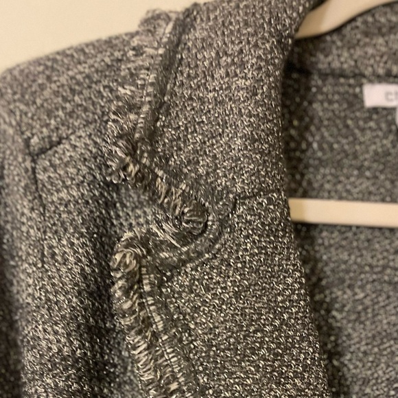 Chico’s  Metallic Tweed Sweater Blazer - Picture 5 of 10